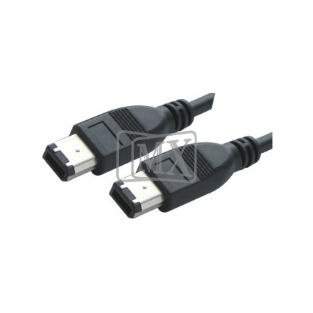MX IEEE 1394 CABLE 6 PIN MALE TO MX 6 PIN MALE CORD (FIREWIRE)