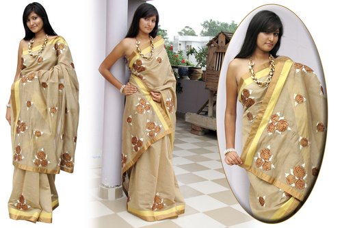 Chandlery Machine Work Saree