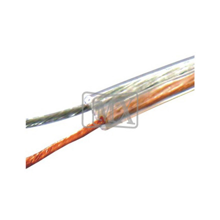 MX TRANSPARENT SPEAKER CABLE - 100 MTR