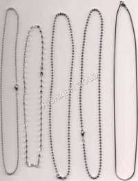 Ladies Platinum Chain Set