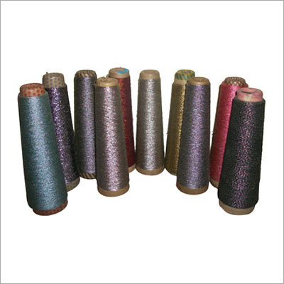 Staple Dyed Zari Yarn