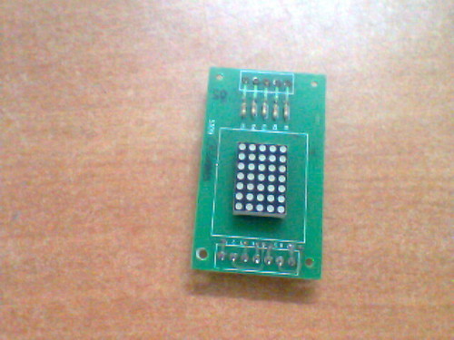 Display - PCB 20x10mm 4x8 LED Matrix I2C Interface Compact Design Clear Display Low Power