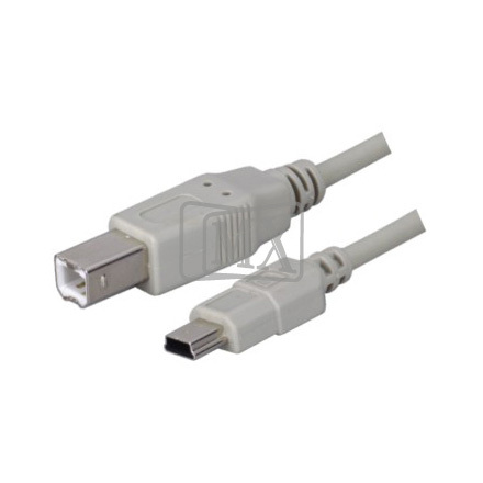 MX USB B MALE TO MX MINI USB 5P MALE CORD - 2 MTR.