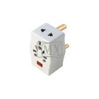 Mx 3 Pin Multi Plug Adaptor 15 Amps With Light