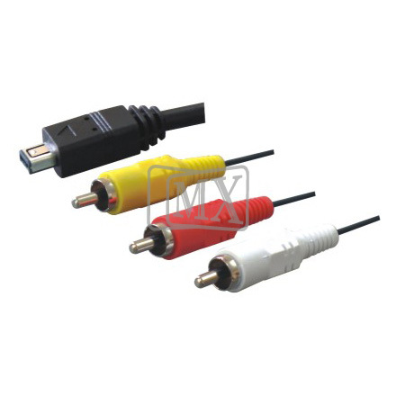 MX MINI USB PLUG TO MX 3 RCA PLUG CORD