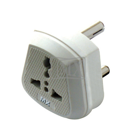 MX UNIVERSAL CONVERSION PLUG 3 PIN P.C. MOULDED - CONVERTS 15 AMPS TO 5 AMPS
