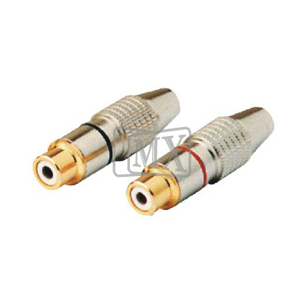 MX RCA EXTENTION SOCKET (GOLD PLATED) FULL METAL
