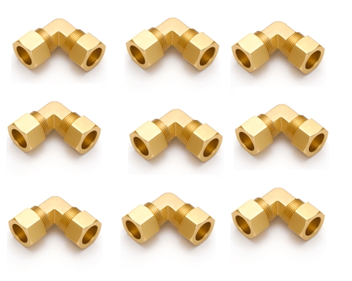 Brass Compression Elbows