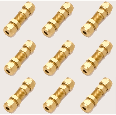 Brass Bulk Head Union