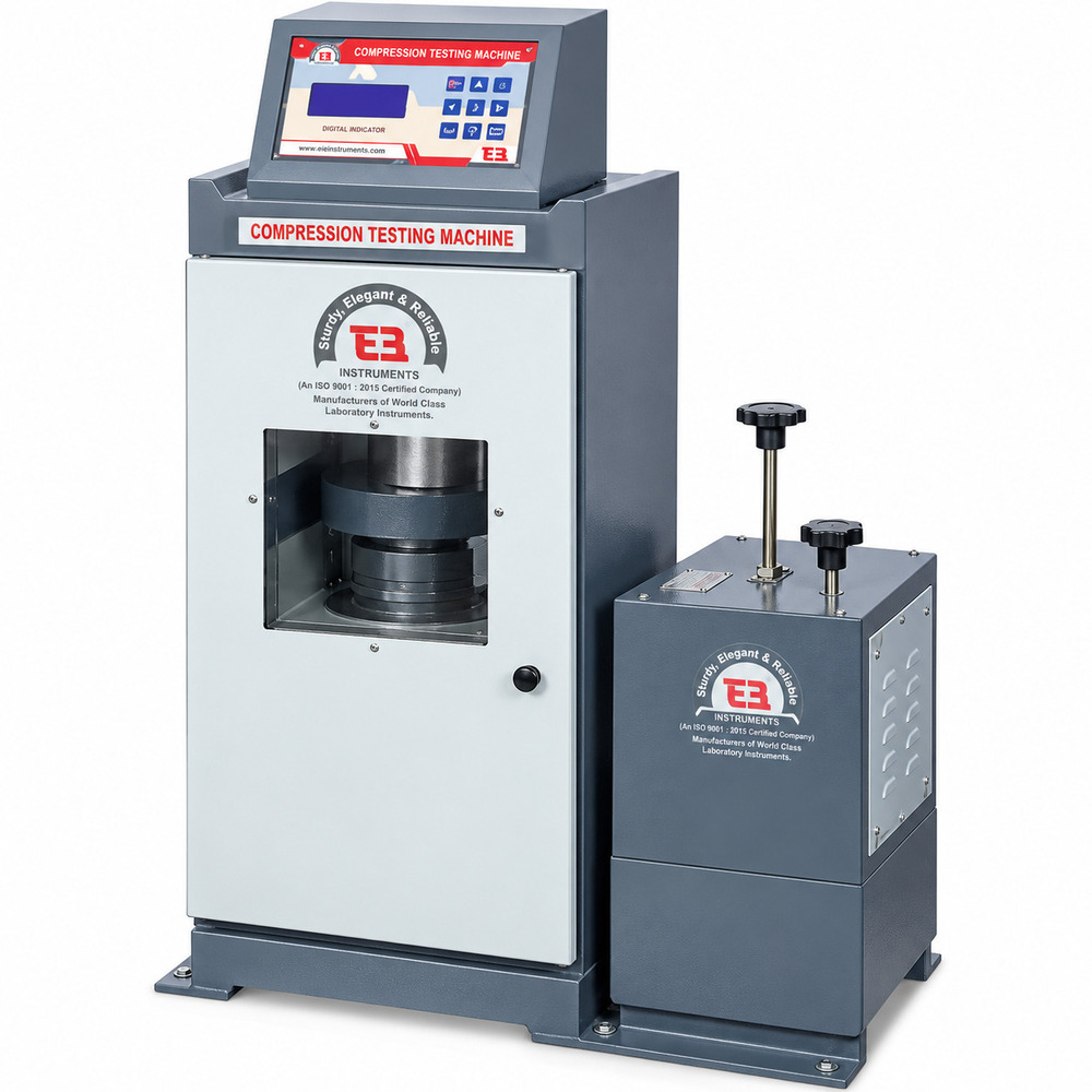Compression Testing Machine - Digital - Color: Grey