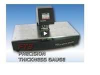 Hanatek Precision Thickness Gauge - 0.1 Micron Resolution, Ukas Traceable Calibration, Variable Contact Area & Pressure | Ideal For Film, Paper, Board, Foil, Tissue & Textiles Measurement