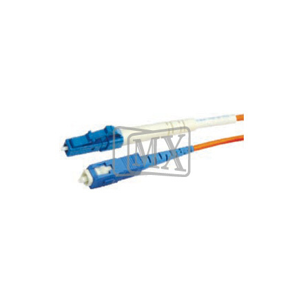 MX LC/PC-SC/PC Patch Cord, 3 Meters, Multimode | High Return Loss, Low Insertion Loss, ROHS Compliant