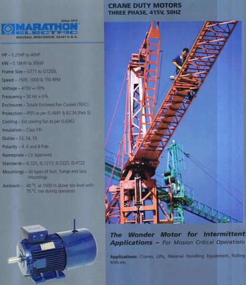 crane duty motors