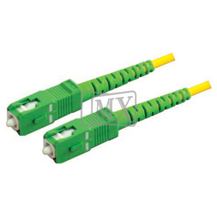 Mx Sc/apc Patch Cord, Sm - 5 Meters, Green Jacket | Single Mode, Simplex, Rohs Compliant, High Return Loss, Low Insertion Loss