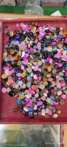 Super Polished Mix Colored Onyx Pebbles Stones For Decoration Solid Surface