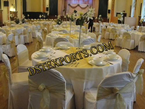 Banquet Hall Chair Cover With Tishu Sashas 
