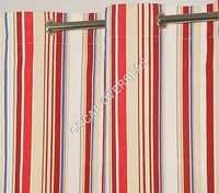 White Red Shower Curtain