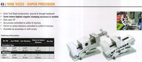 sine vices - super precision