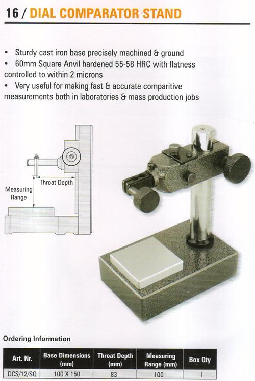 dial comparator stand