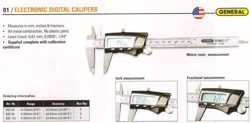 electronic digital calipers
