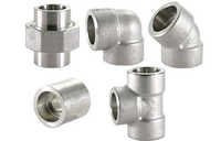 Forged Pipe Fittings - Stainless Steel, 1/8" - 24", 3000#, 6000#, 9000# | Seamless Finish, High Tensile Strength, Zero Leakage Seal