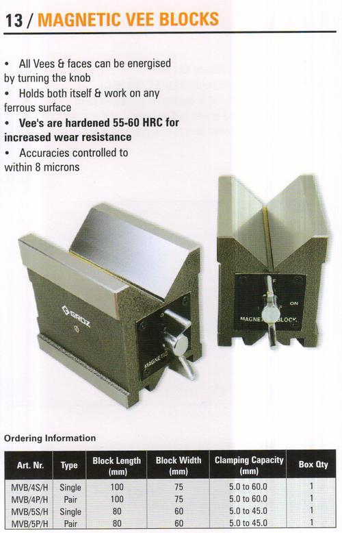 magnetic vee blocks