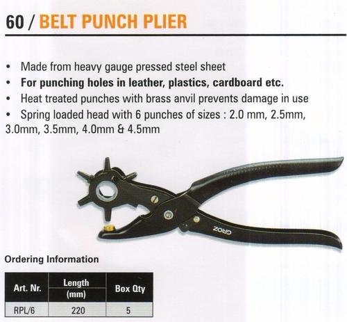 belt punch plier