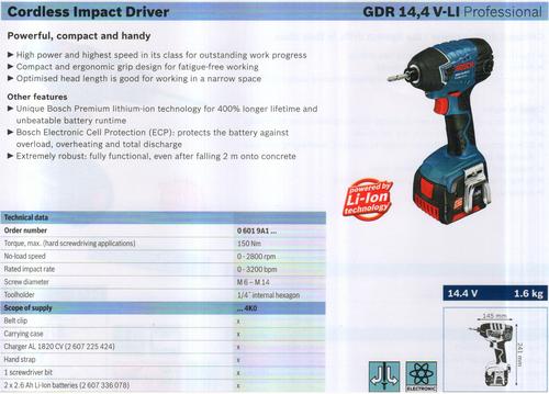 GDR 14,4V-LI Professional