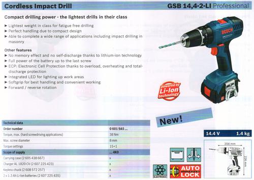 GSB 14,4-2-LI Professional