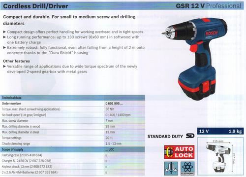 GSR 12V Professional