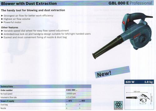 BLOWER WITH DUST EXTRACTION ( GBL 800 E Professional)