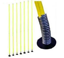 Multicolour Agility Slalom Poles