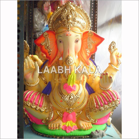 Engraved Ganesh Statue