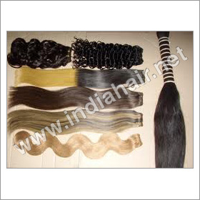 Clip in Human Hair Extensions - Human Hair 508-762mm Length Straight Style | Glossy Look Shiny Texture Easy to Manage No Gray Hair