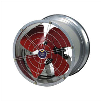 Low Noise Cylinder Blower - Cast Iron Shell 14"-24" Red, Ball Bearing, Low Noise, High Airflow, Durable Design
