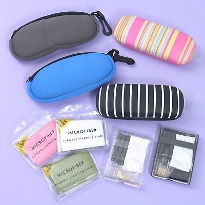 Eyeglass Cases & Cleaning Cloth