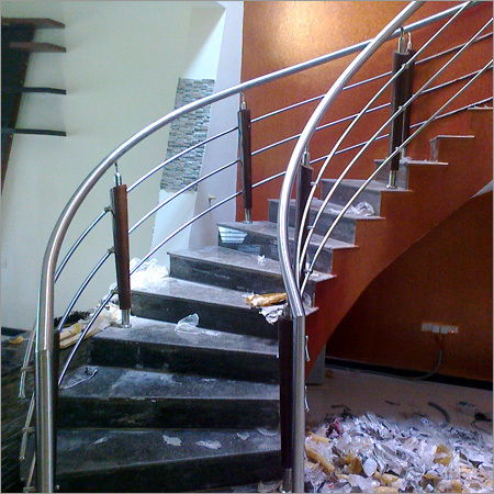 SS Curl Handrail