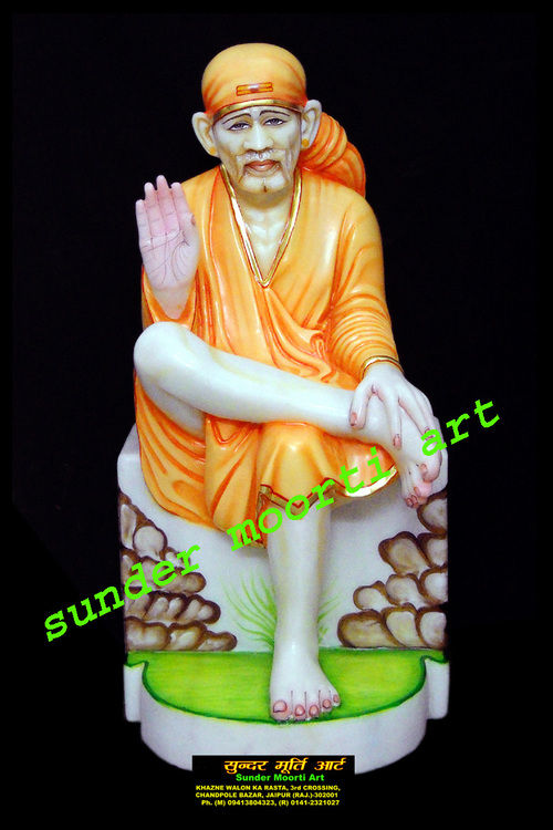 Marble Sai Baba Idol