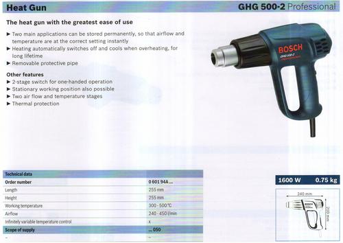 HEAT GUN ( GHG 500-2 Professional)