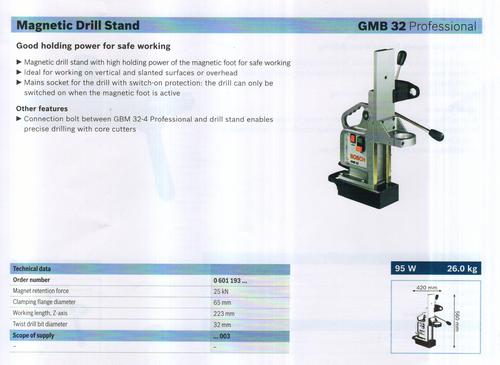 MAGNETIC DRILL STAND (GMB 32 professionals)