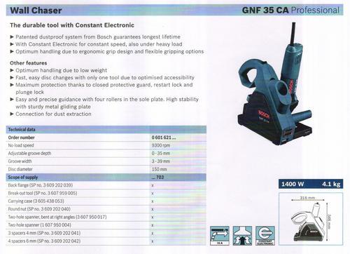 WALL CHASER (GNF 35 CA professional)