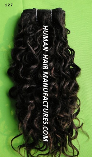 Machine Weft Curly