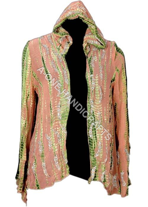 Silk High Fashion Hood Kaftan