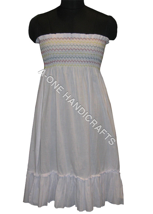 Embroidered Western Dress