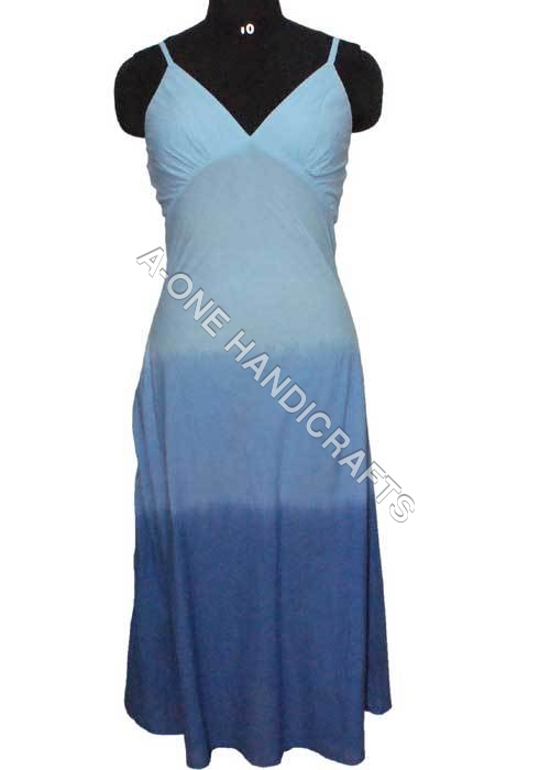 Long Sleeve Less Cotton Dress