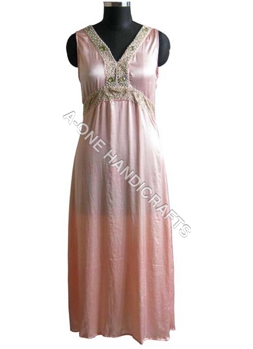 Satin Silk Long Evening Dress