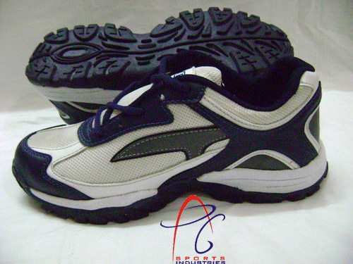 Blue And White Mens Sport Shoes