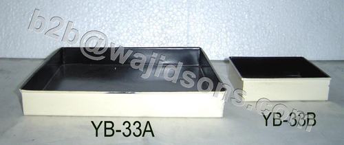 Square Tray Multipurpose Ivory Black