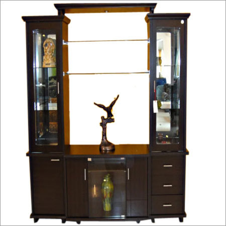 Wooden Almirah - Brown Finish, 4 Doors, 5 Spacious Shelves | Durable, Elegant Design, Easy Assembly, Versatile Use
