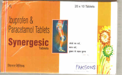 Ibuprofen & Paracetamol Tablets SYNERGESIC